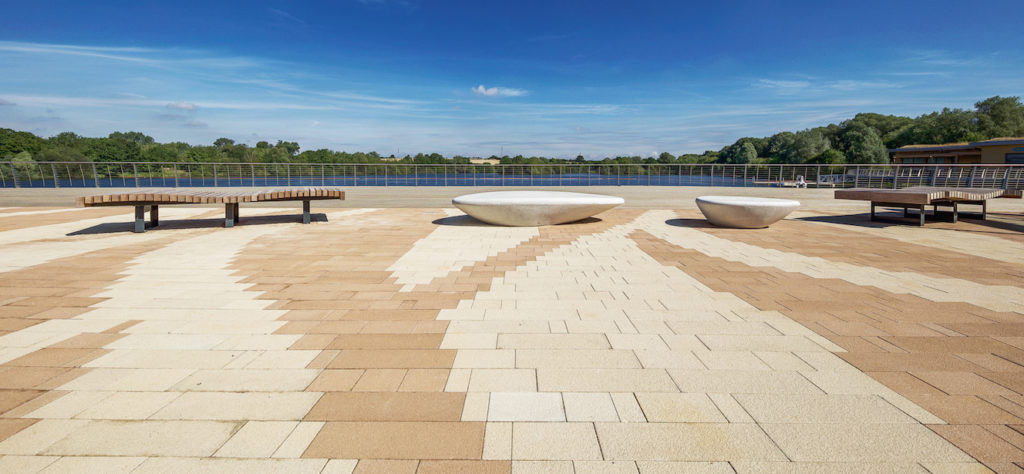 Image of Rushden Lakes boardwalk