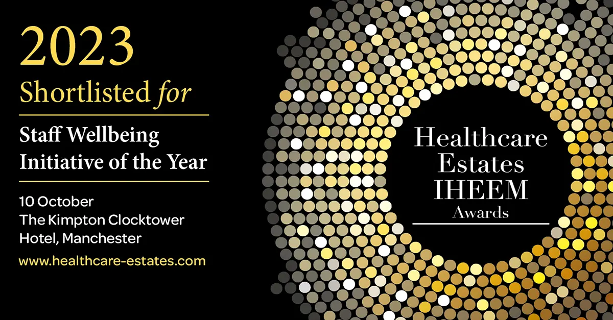IHEEM Awards image - staff wellbeing initiative